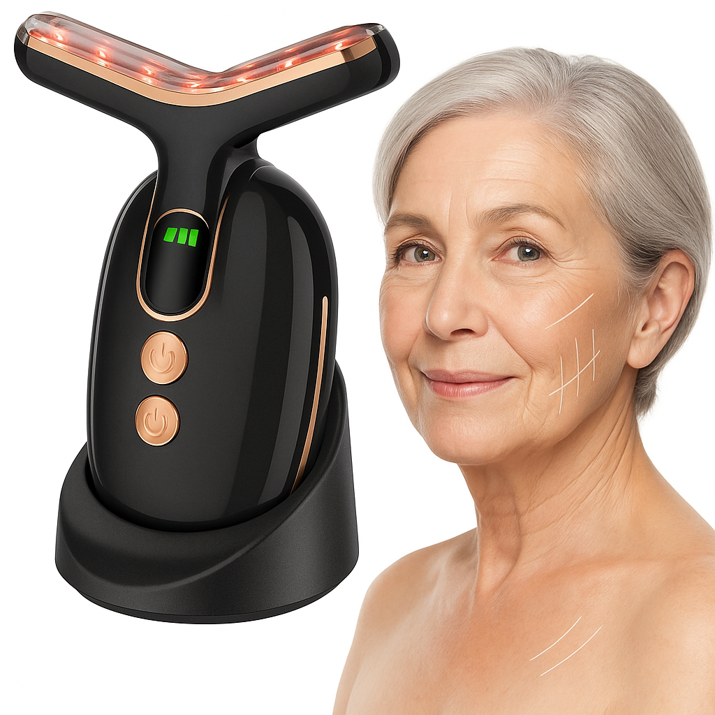 GlowLift 3-in-1 Face & Neck Massager