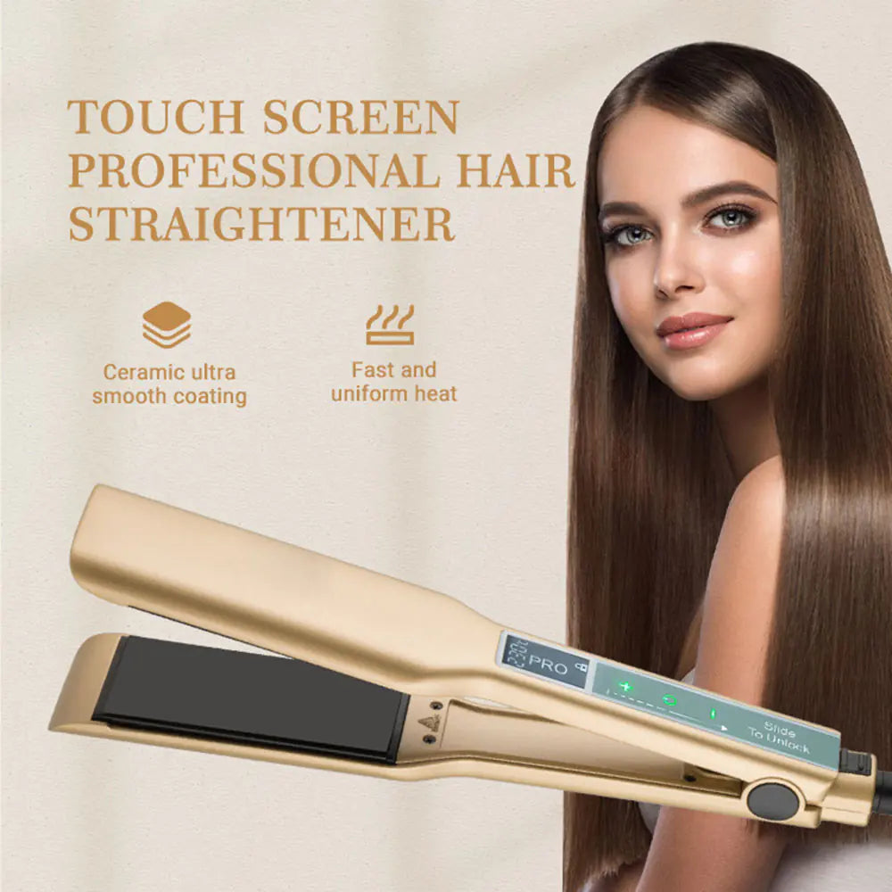Professional Titanium Hair Straightener with Touch Screen