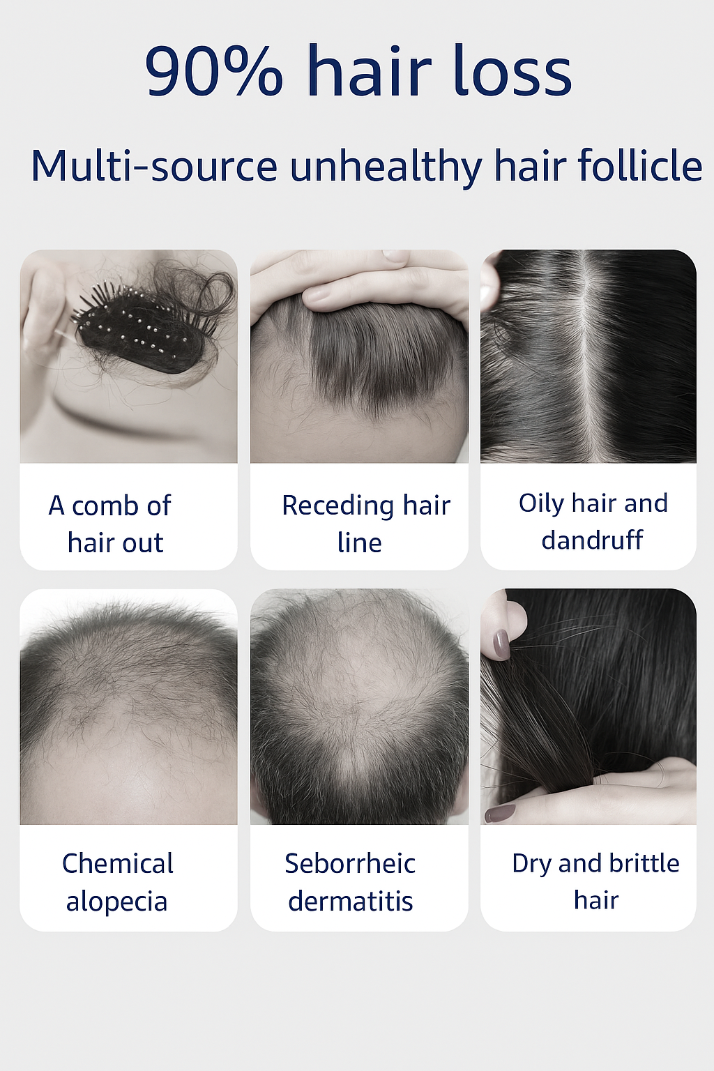 Smart Hair Growth Cap with Red Laser Therapy Device