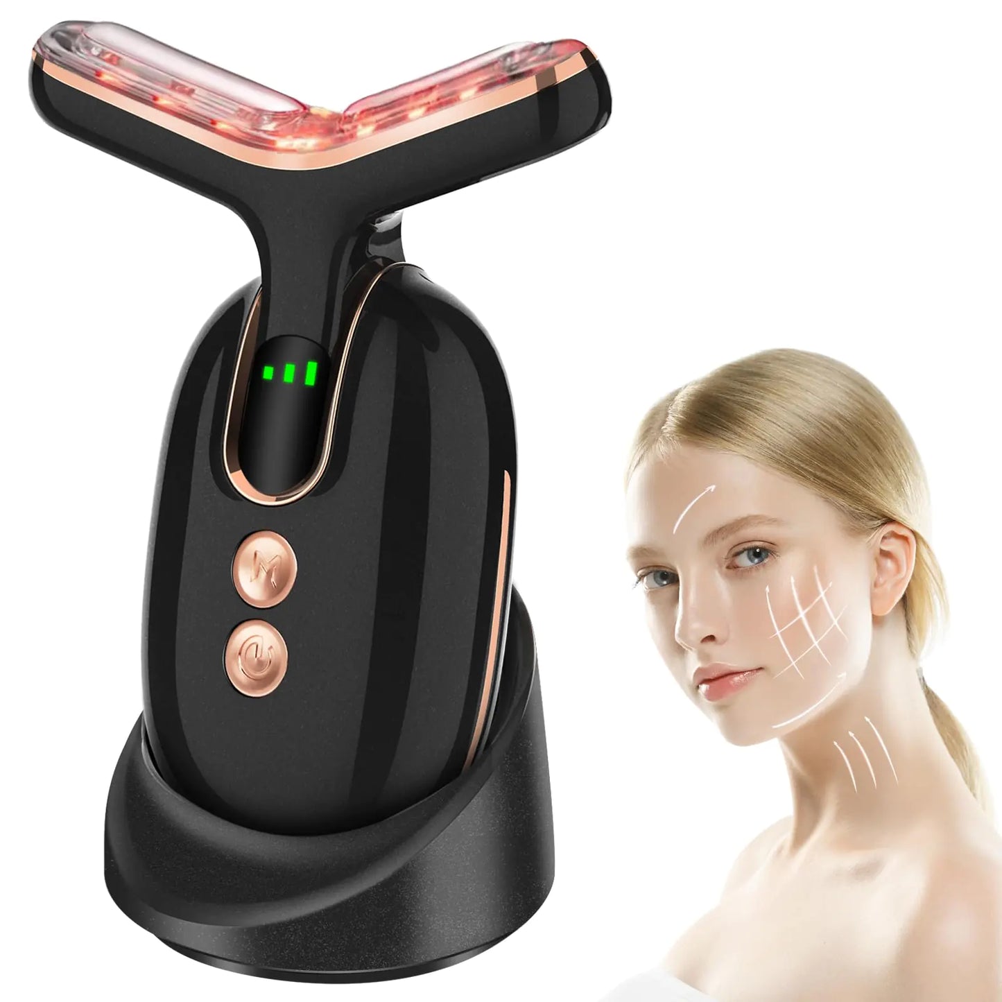 GlowLift 3-in-1 Face & Neck Massager