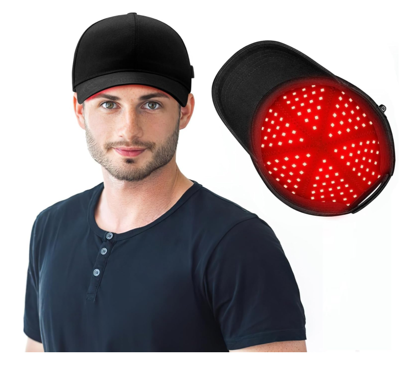 Smart Hair Growth Cap with Red Laser Therapy Device