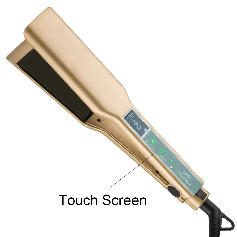 Professional Titanium Hair Straightener with Touch Screen