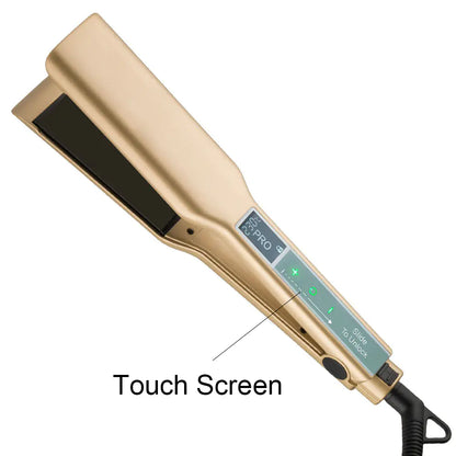 Professional Titanium Hair Straightener with Touch Screen